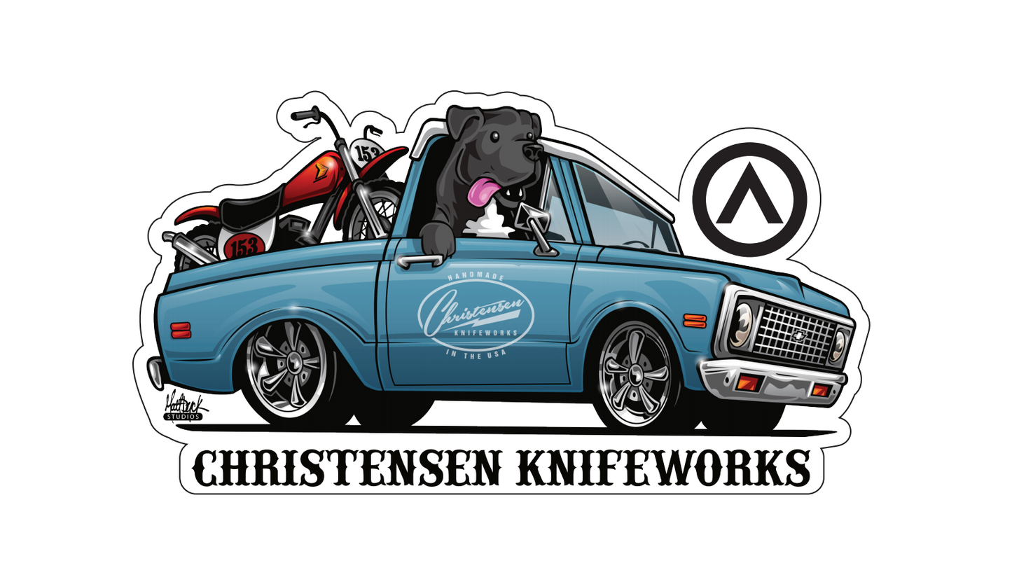 Christensen Knifeworks Small Decal